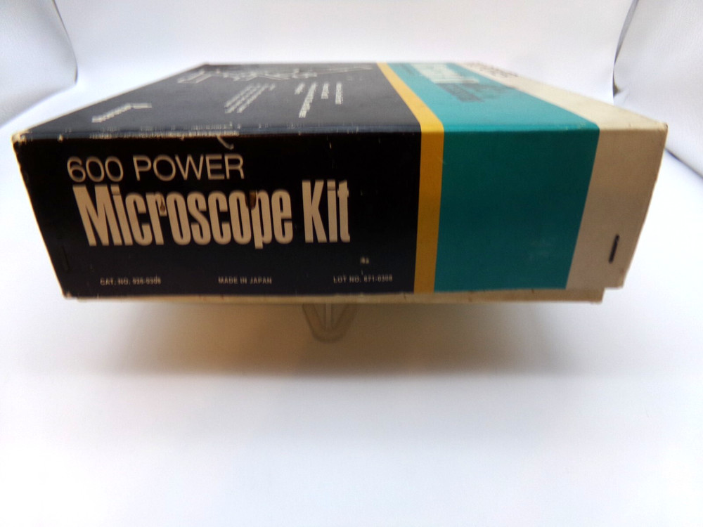 Vintage JC Penny 600 Power Microscope