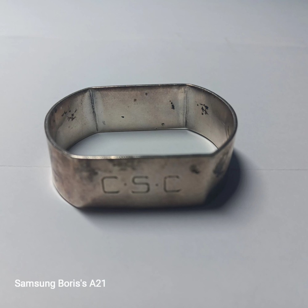 STERLING NAPKING RING