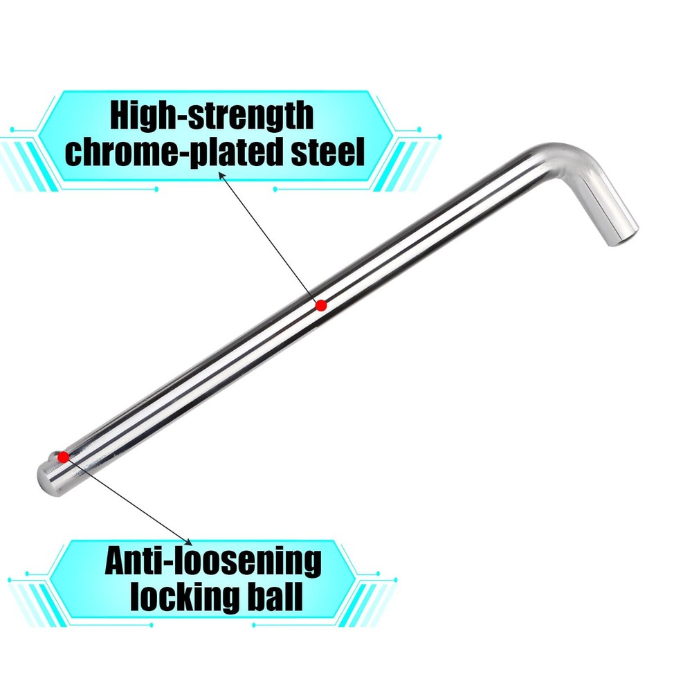 1pcs L-Type Weight Stack Pin, 3/8in Diameter 4.4in Locking Space Weight Stack...