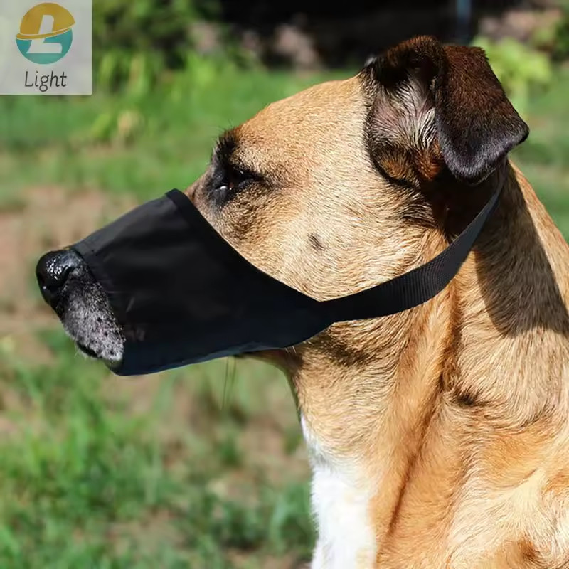 Dog Muzzle Anti Stop Bite Barking Biting Chewing Training Pet Soft Light Nylon