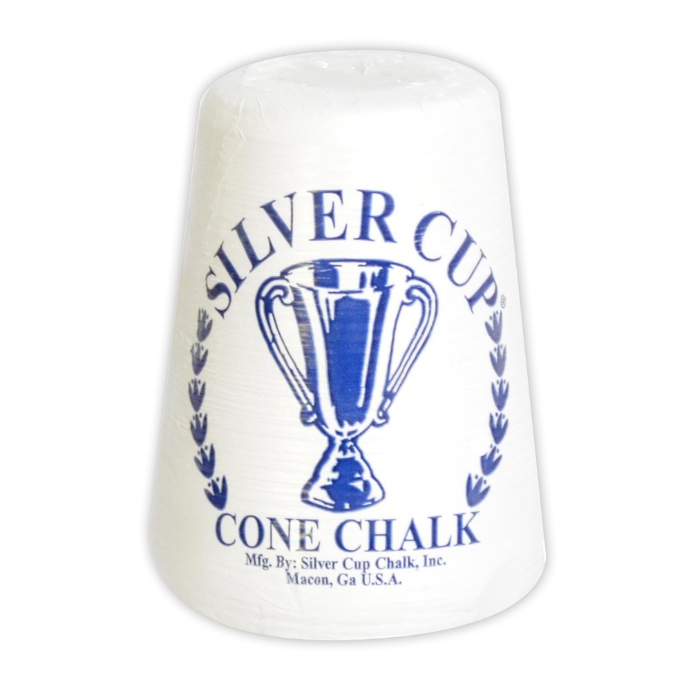 Premium Talc Chalk for Billiards and Pool - Cone Shape, White
