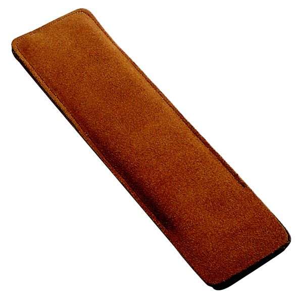 Brown Velour Leather Case, Size Small, For Bar Magnifiers