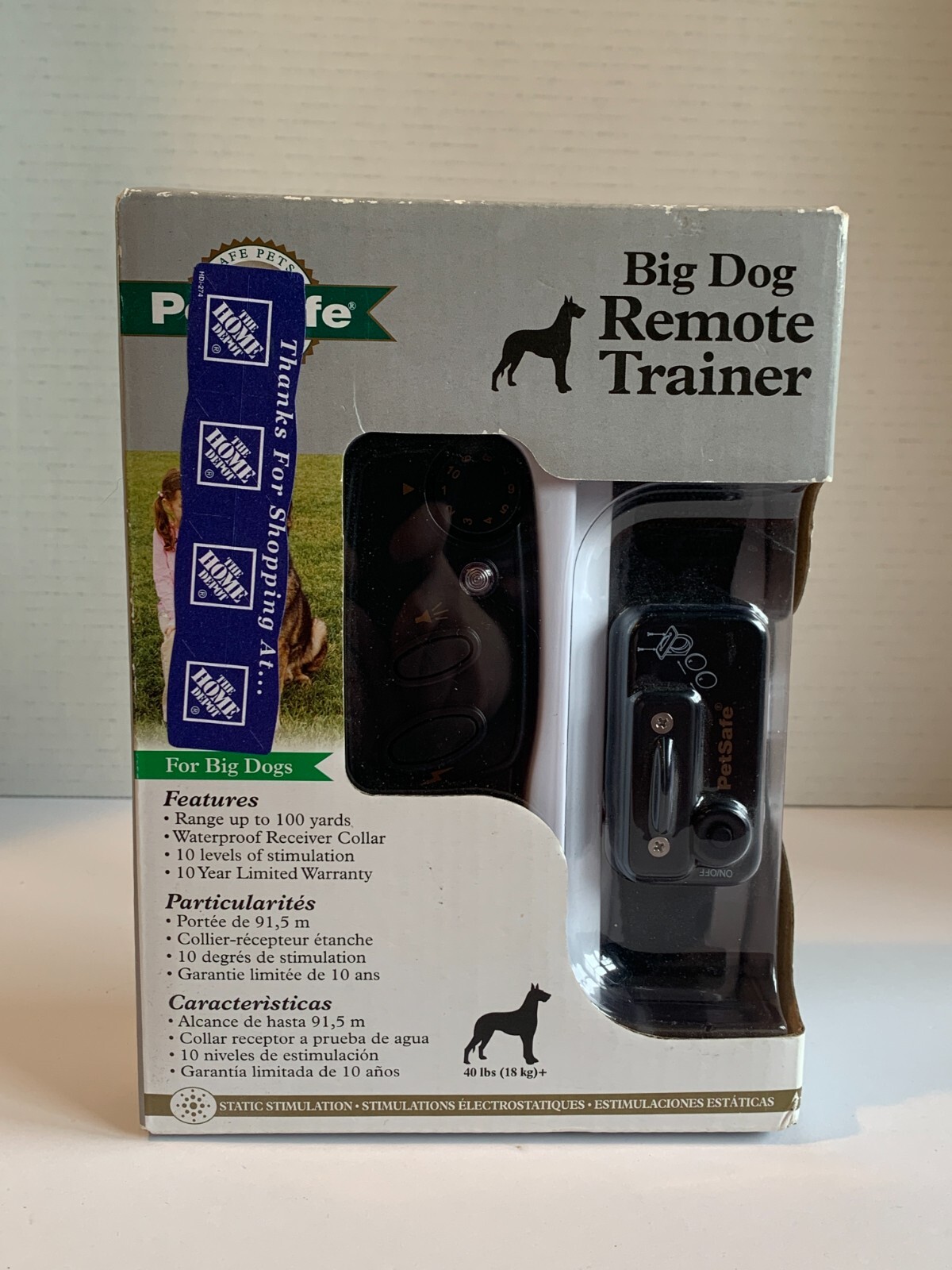 Petsafe Big Dog Remote Trainer 100 Yard Range HDT11-11048 New Factory Sealed Box