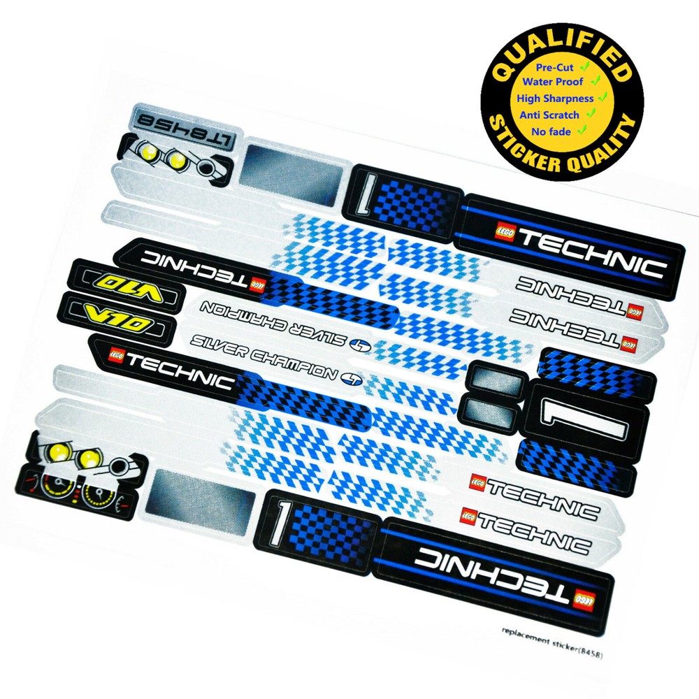 Replacement sticker for set 8458 Precut sticker