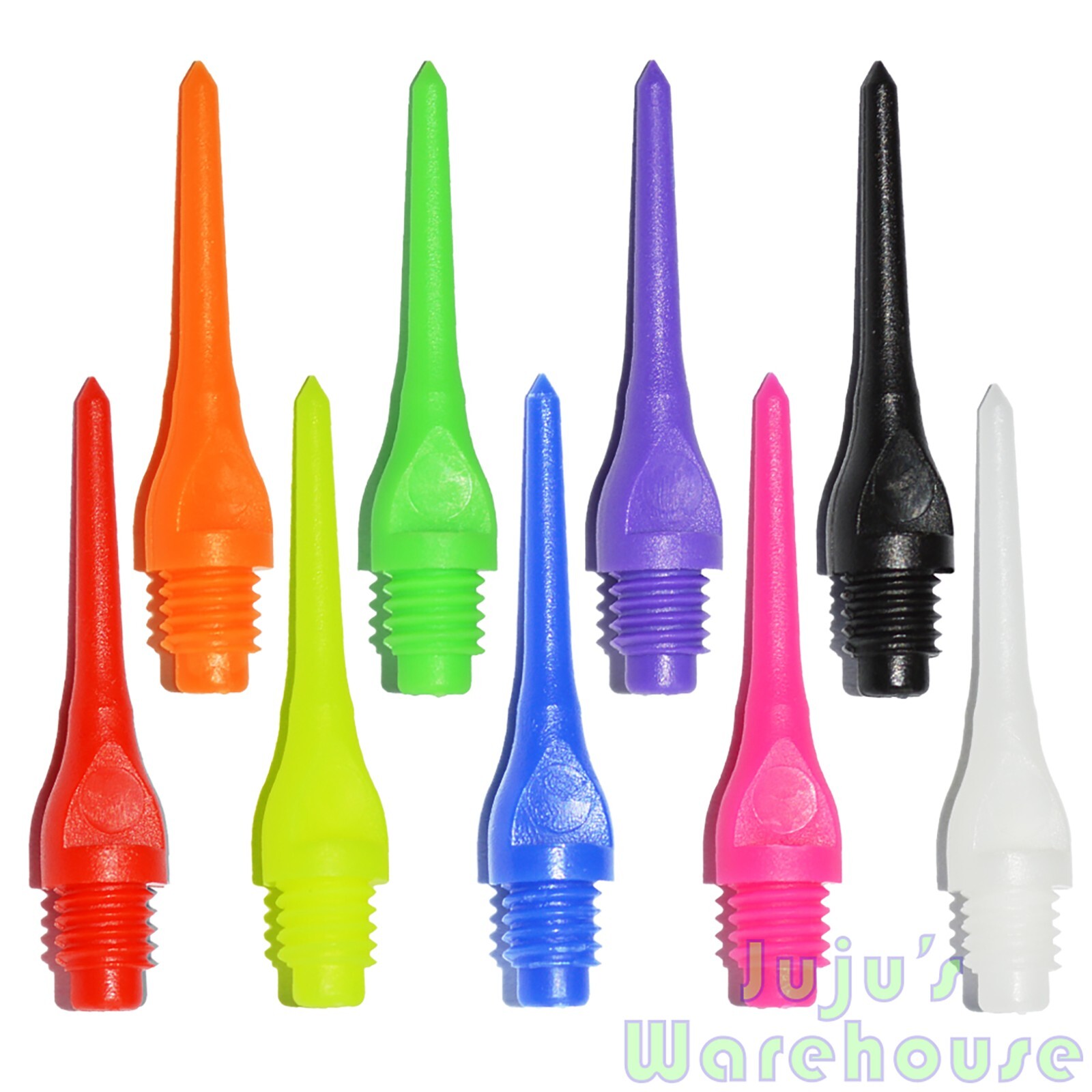 Dart Tips - 2BA SMALL 3/16" Thread Plastic Keypoint - Your Choice of Color & QTY