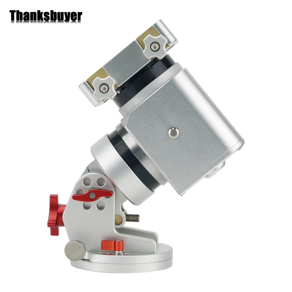 Silvery JUWEI 14 Harmonic Equatorial Mount 8KG Load Capacity Support 3/8 Tripod