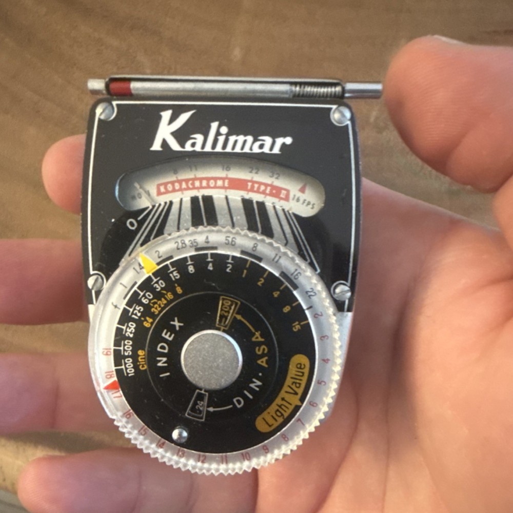 Kalimar Light Value Analog Photography Light Meter Light Value Scale for Camera