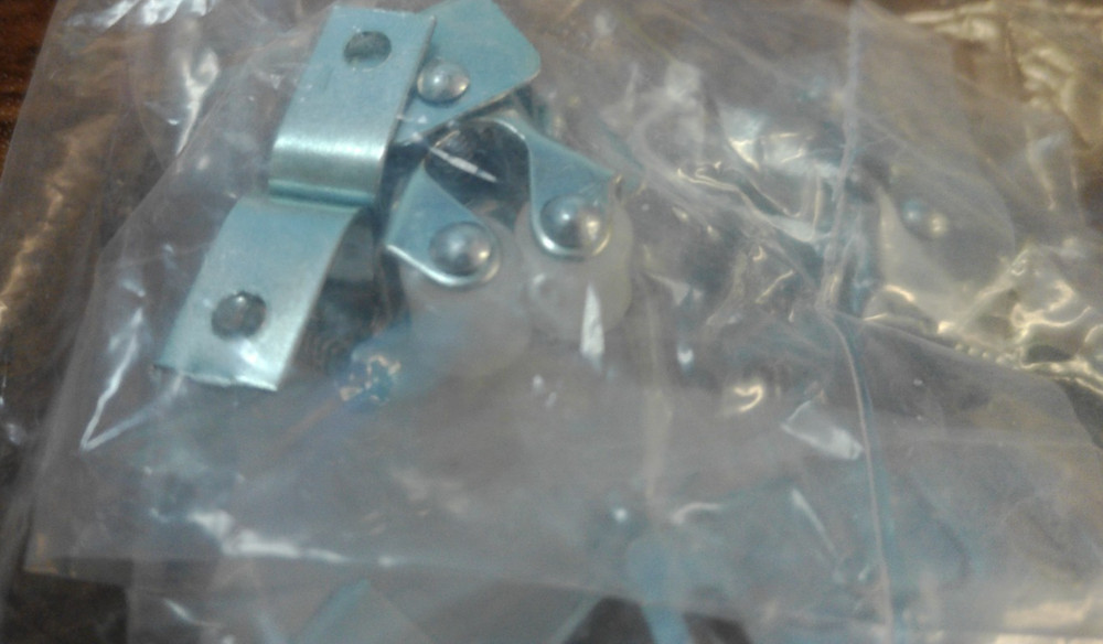 Double Roller Door Catch (Plated Nickel) Item # 538152