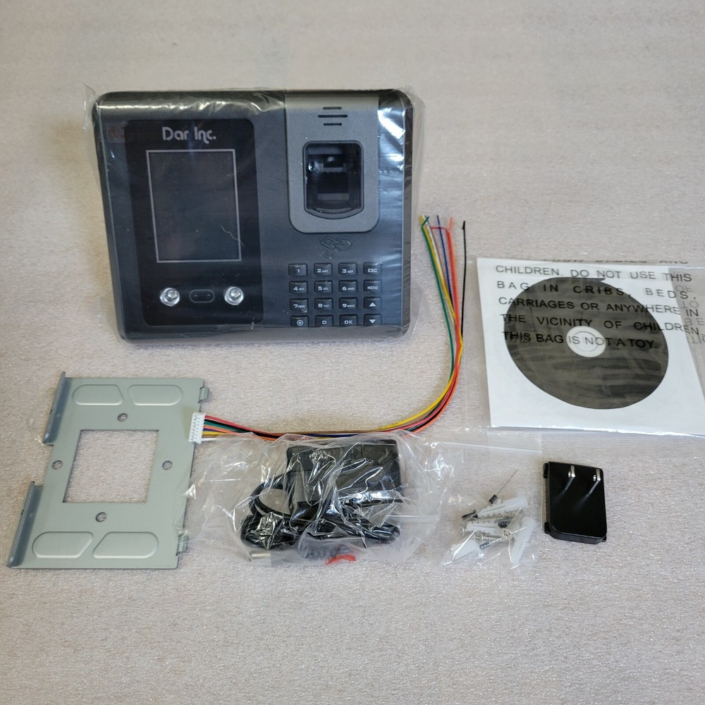 Biometric Face And Fingerprint Terminal Touch Time Attendance Clock