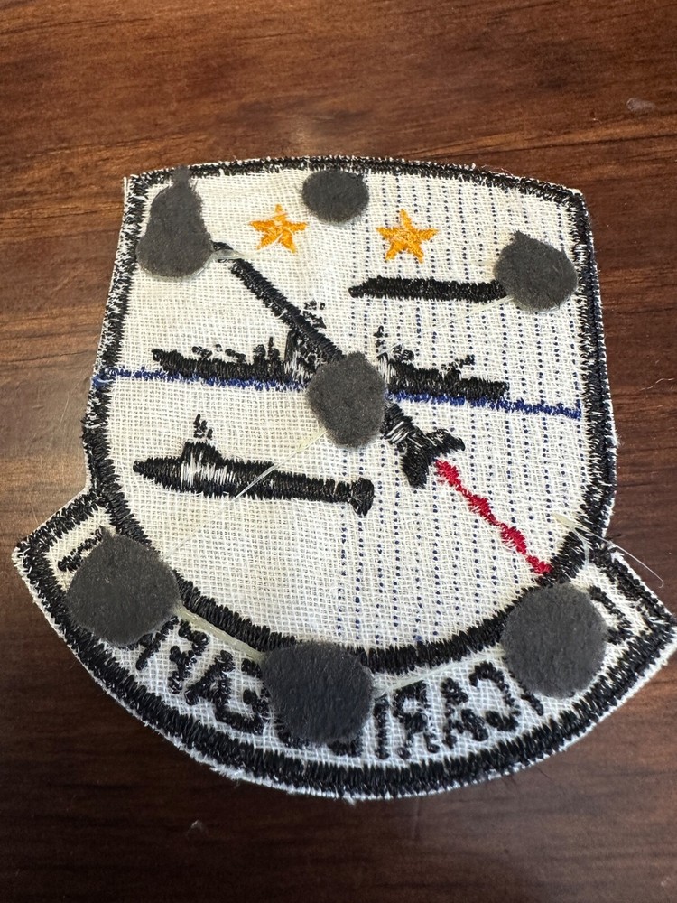 Vintage US Navy Commander Caribseafrontier Patch
