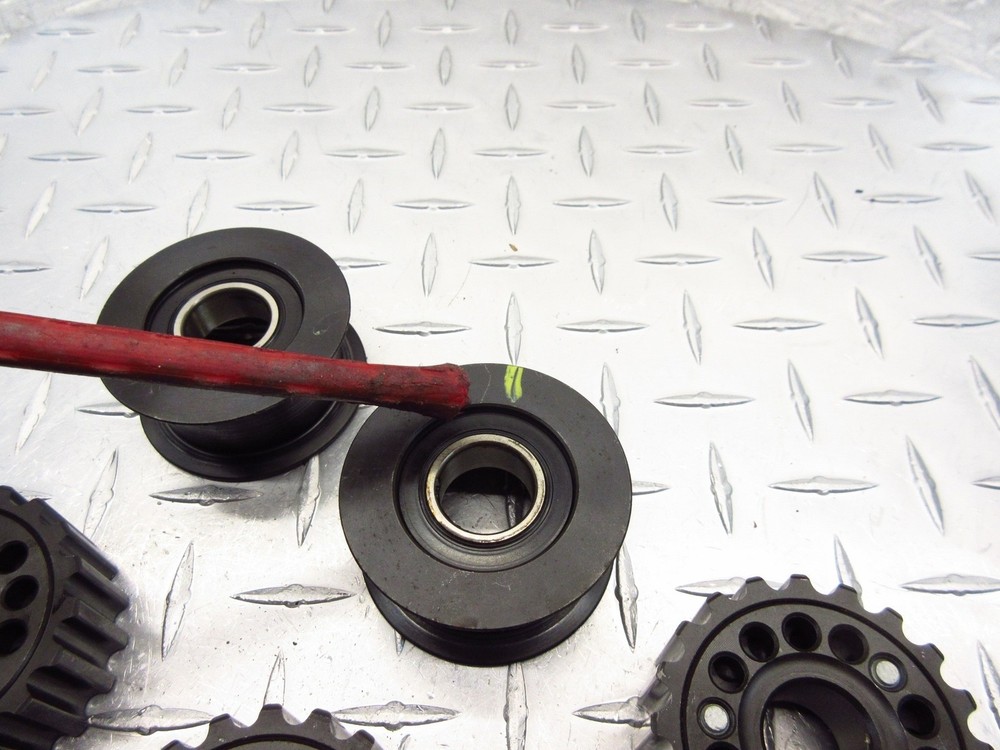 2015 13-16 DUCATI HYPERSTRADA 821 PULLEYS SET ENGINE MOTOR FRONT REAR
