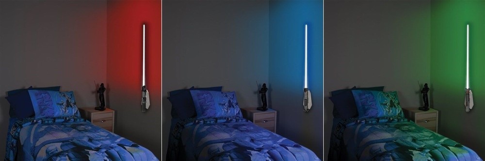 Star Wars Science Multicolor Lightsaber Room Light 29" LED Color changing