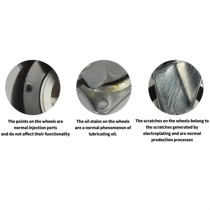 Swivel Caster Wheels with Brake - Quiet, 360° Rotating for Furniture & Carts