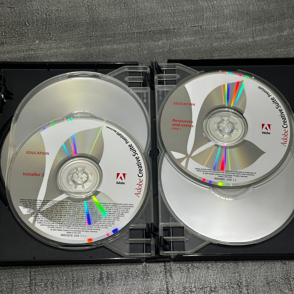 Official Adobe Creative Suite Premium Education For Mac Complete w/ Serial Code