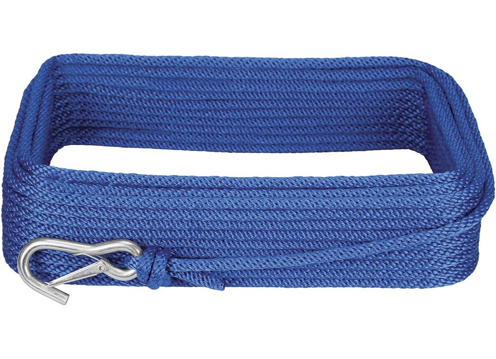 Extreme Max 3006.3452 BoatTector Solid Braid MFP Anchor Line/Hook 1/2"x150' Blue