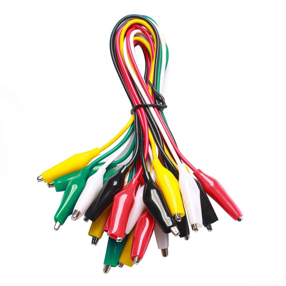 Versatile 10-Piece Alligator Clips and Leads | Ideal for DIY Projects