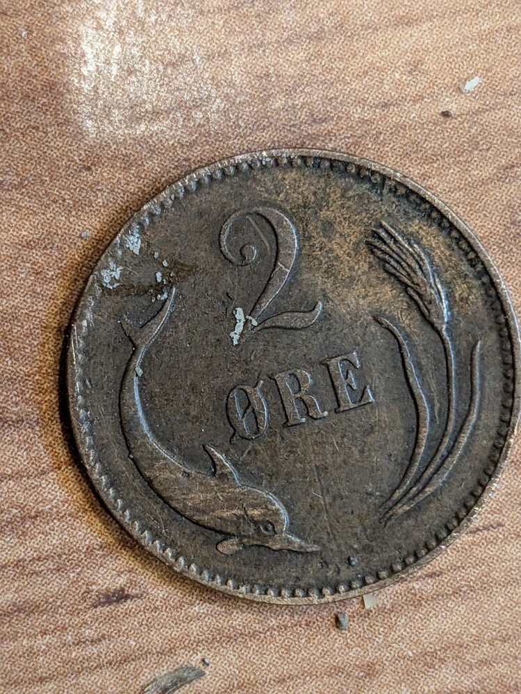 Denmark 2 Ore KM 793.1 1874