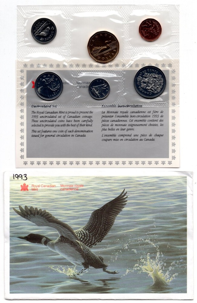 1993 Canada PL Uncirculated Proof Like Coin Set