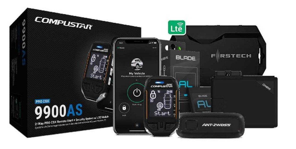 CSX9900AS Compustar 2-Way CSX Remote Start + Security W/ Drone LTE + Blade-AL