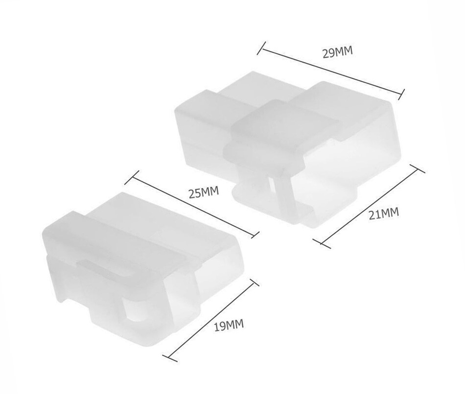 10 Sets T-Type 2 Pin Radio DC Power Connector for Yaesu - Etc Amateur Ham Radio