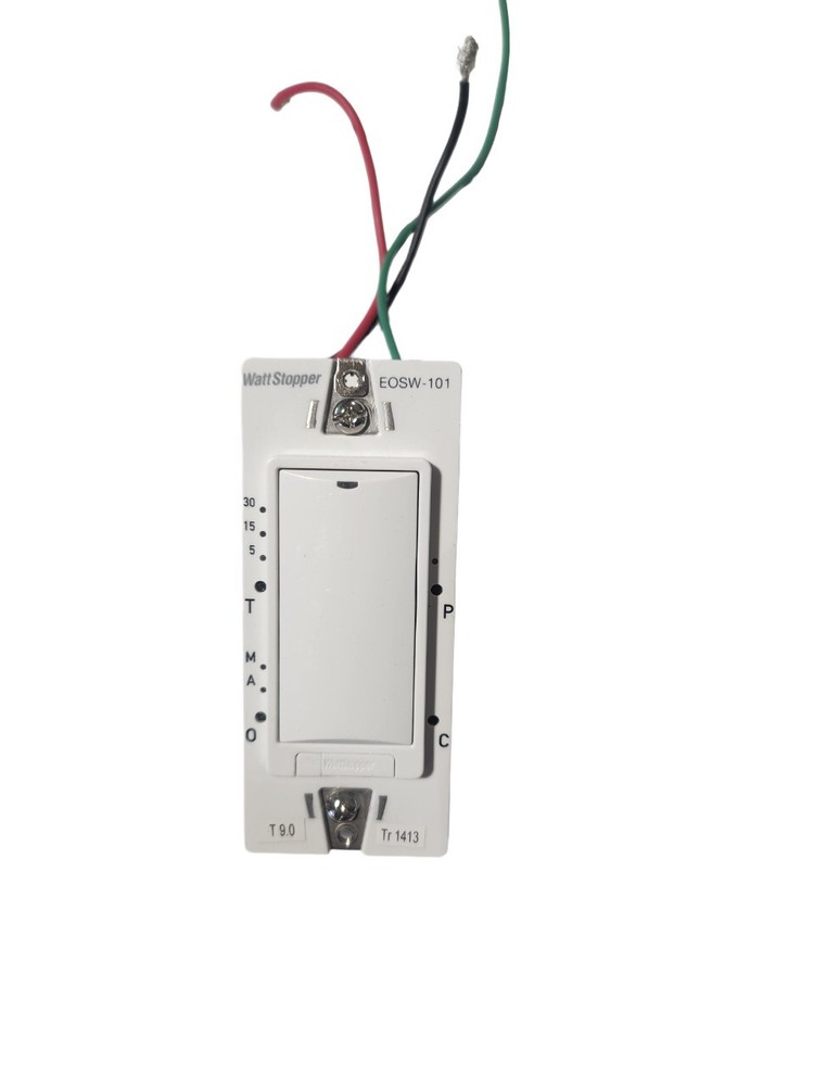 Wattstopper EOKT-101-W Wireless RF Occupancy Sensor Kit with White RF switch