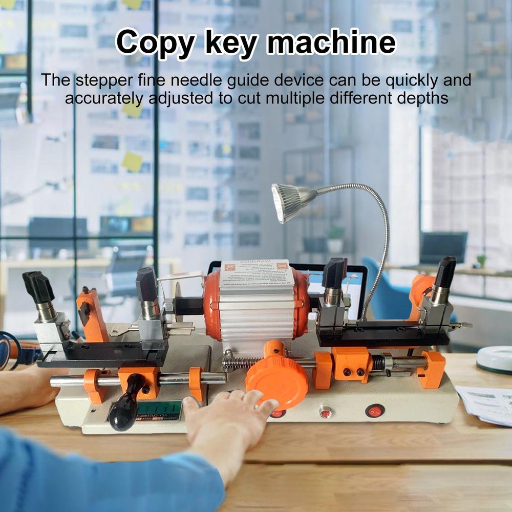 Two-sided Key Cutting duplicating Machine Cutter Car Key Copier Locksmith Tools-