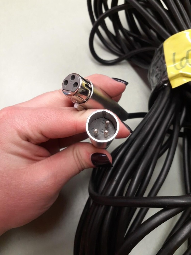 60ft Premium High Quality Microphone Audio Balanced XLR Cable