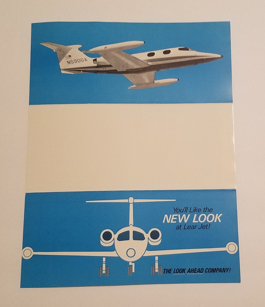 Lear Jet Learjet Jetstream Jet Stream December 1967. Milestones Book.