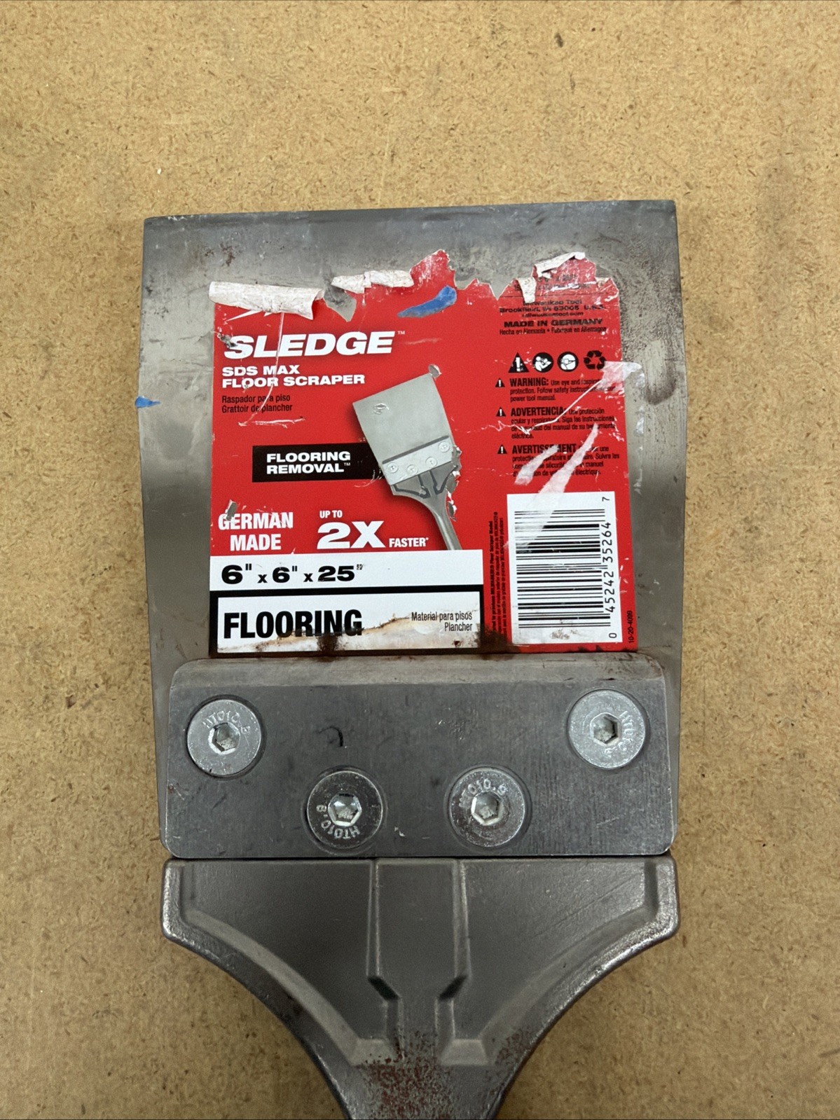 Milwaukee 6 in. SLEDGE SDS-MAX Floor Scraper