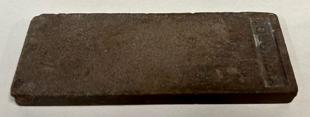 Vintage Columbia Chisel Razor Hone Sharpener Sharpening Stone (A7)