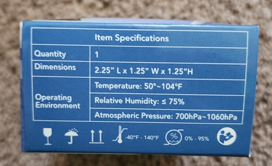 Roscoe Medical Finger Pulse Oximeter Oxygen Saturation Monitor New