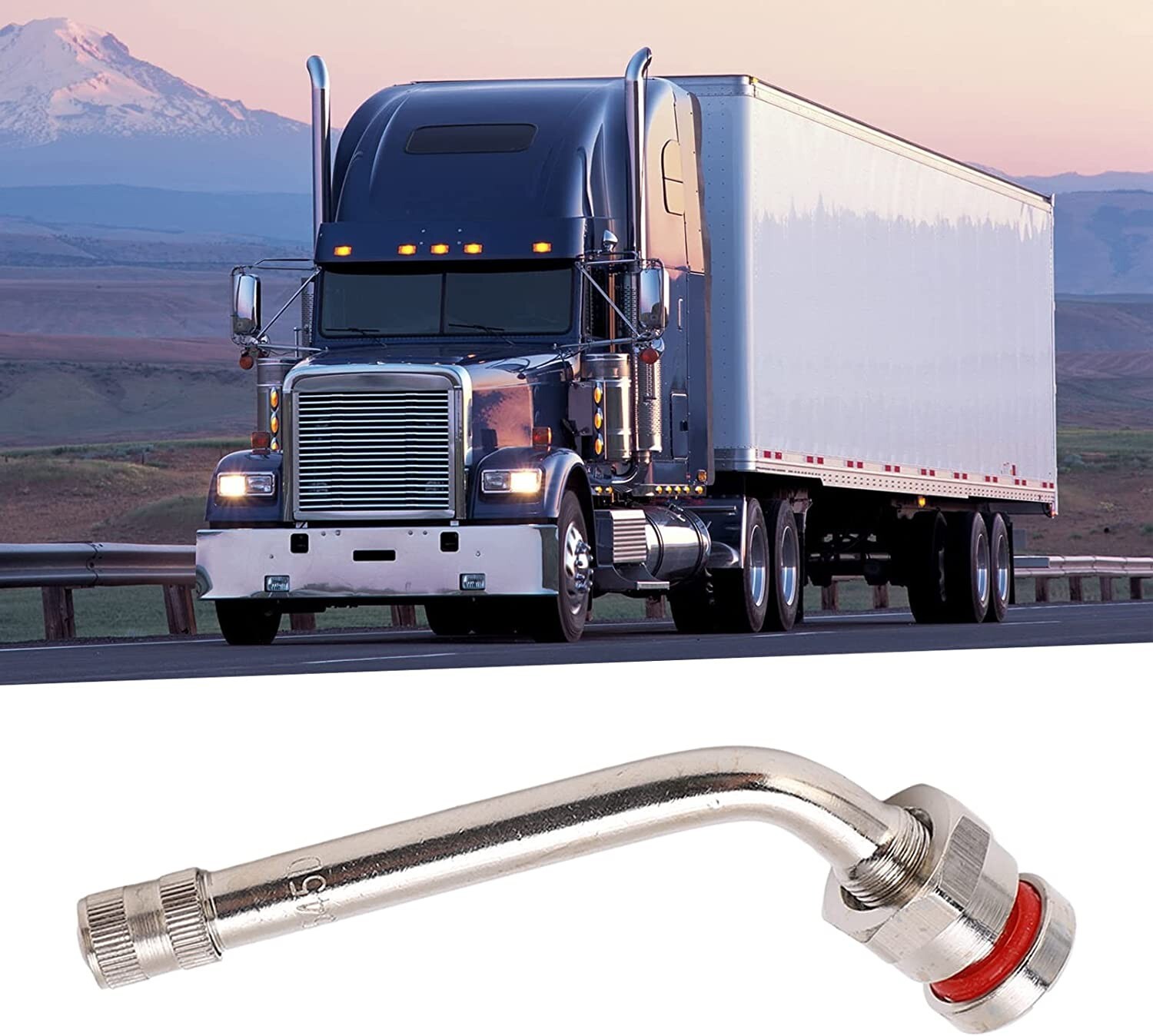 100 Kits New TR545D Truck Tire Valve Stems for New 22.5 & 24.5 Alcoa Aluminum