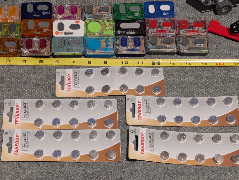 HEXBUG Lot Battlebots Spiders Inchworm Tarantula + Remotes - READ for Details