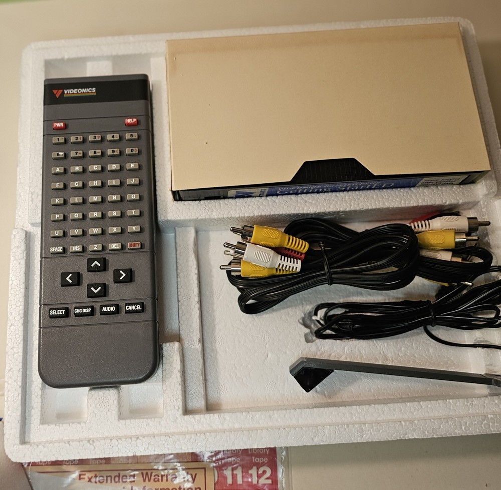 VIDEONICS DIRECTED PLUS MANUAL REMOTE CONTROL Complete NOS?