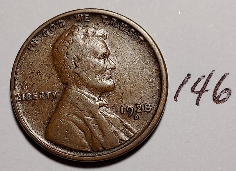 1928-D Lincoln Wheat Cent       #146