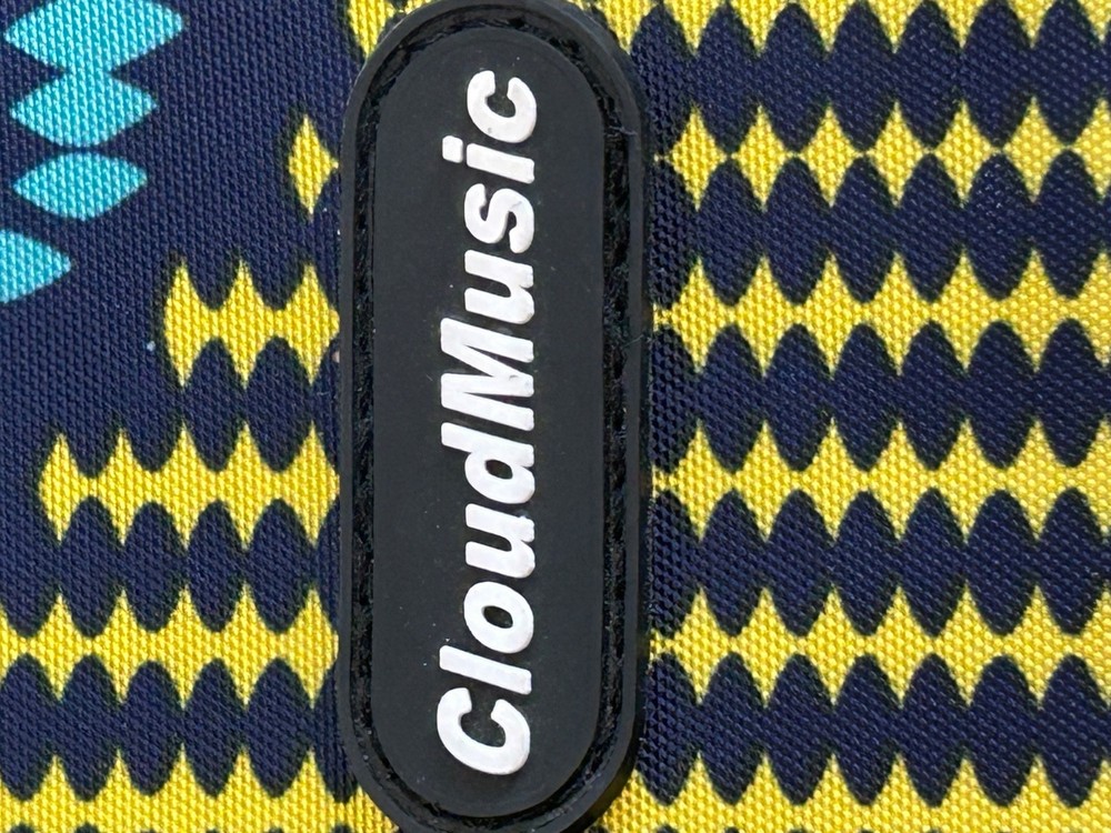 CLOUDMUSIC Ukulele Case 25" – Geometric with Backpack Straps – Lightweight