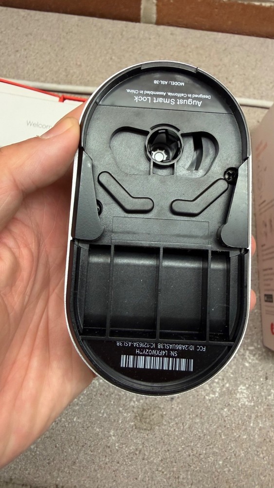 August Smart Lock 3rd Gen Silver - 00195