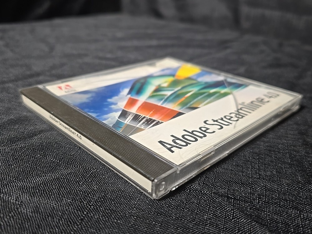 ADOBE STREAMLINE 4.0 CD FOR WINDOWS WITH SERIAL NUMBER LINE TRACING PROGRAM 2001