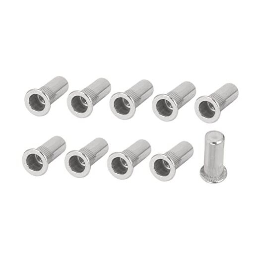 Sealed Rivet Nuts ()Pcs, 304 Stainless Steel Blind Closed End Threaded M5 20