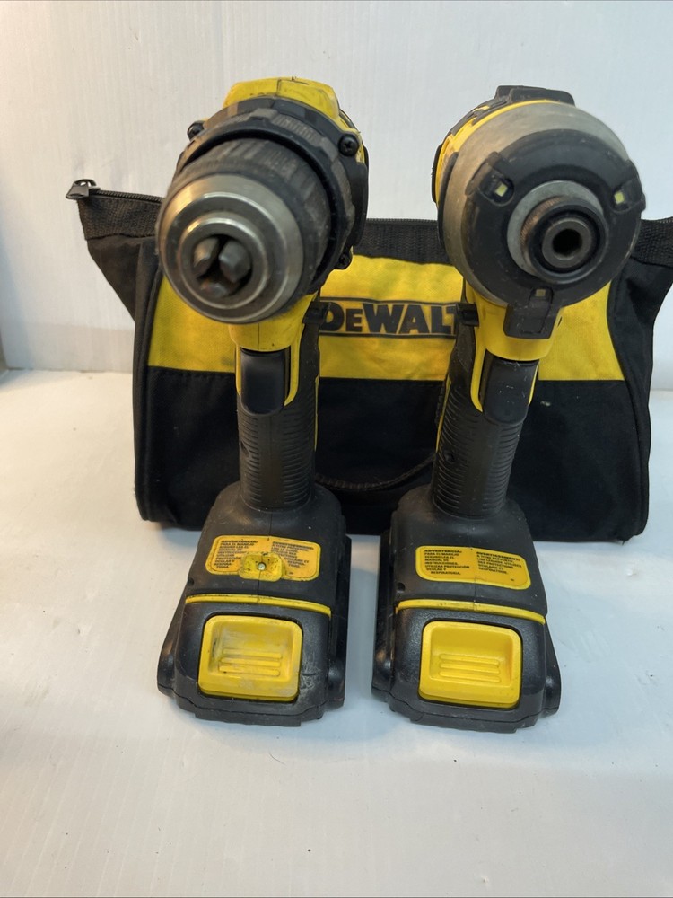 DeWalt DCD708 1/2" Drill Driver & DCF809 1/4" Impact Driver + Battery & Charger