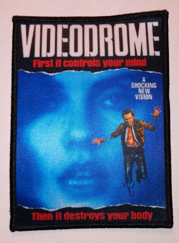 PATCH - Videodrome - HORROR Sci-fi movie David Cronenberg - Iron on