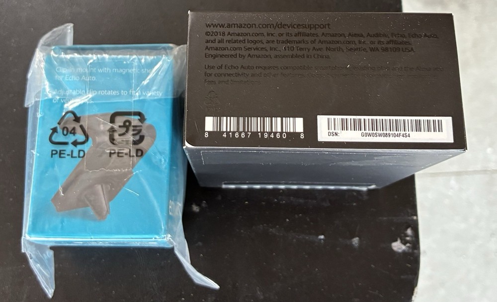 2018 Amazon Alexa Echo Auto Plus Vent Mount Hands Free Smart Assistant Bluetooth