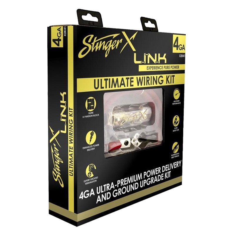 Stinger Power Ultimate 4 AWG Amplifier Wiring Kit