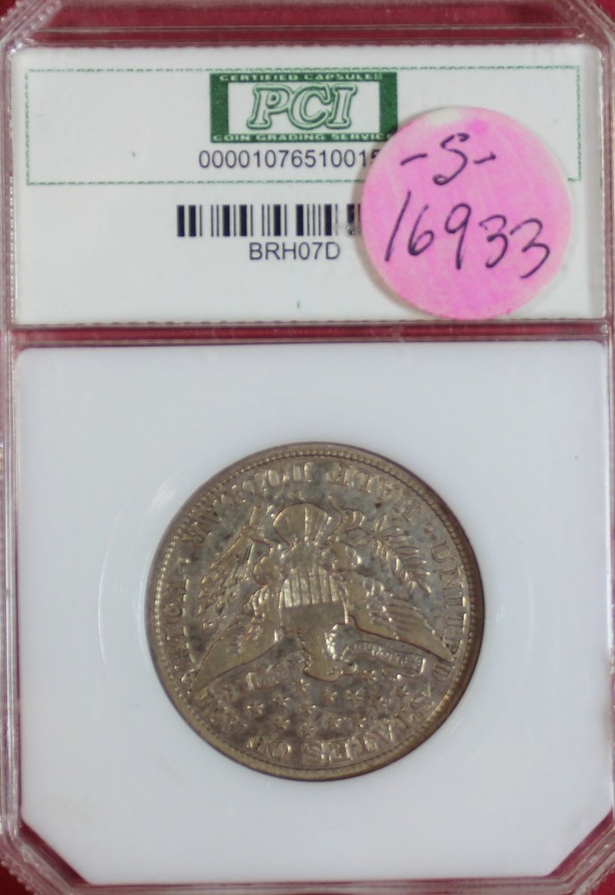 1907-D BARBER HALF DOLLAR PCI *VF*
