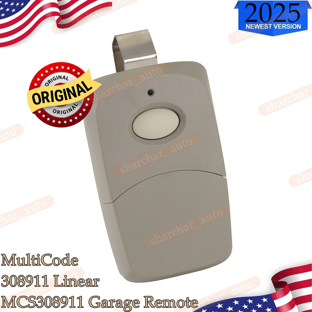 For Multi-Code 3089 1-Pack MultiCode 308911 Linear MCS308911 Garage Gate Remote