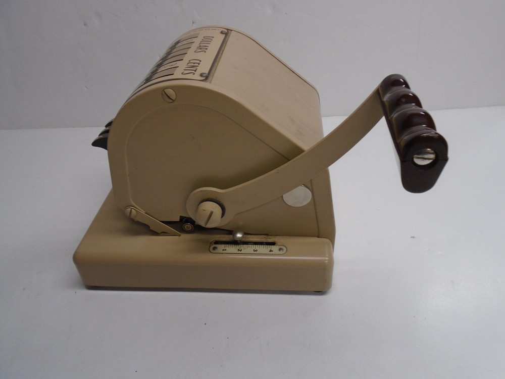 Vintage PAYMASTER CHECK PRINTER - Series X-550 - IT WORKS!