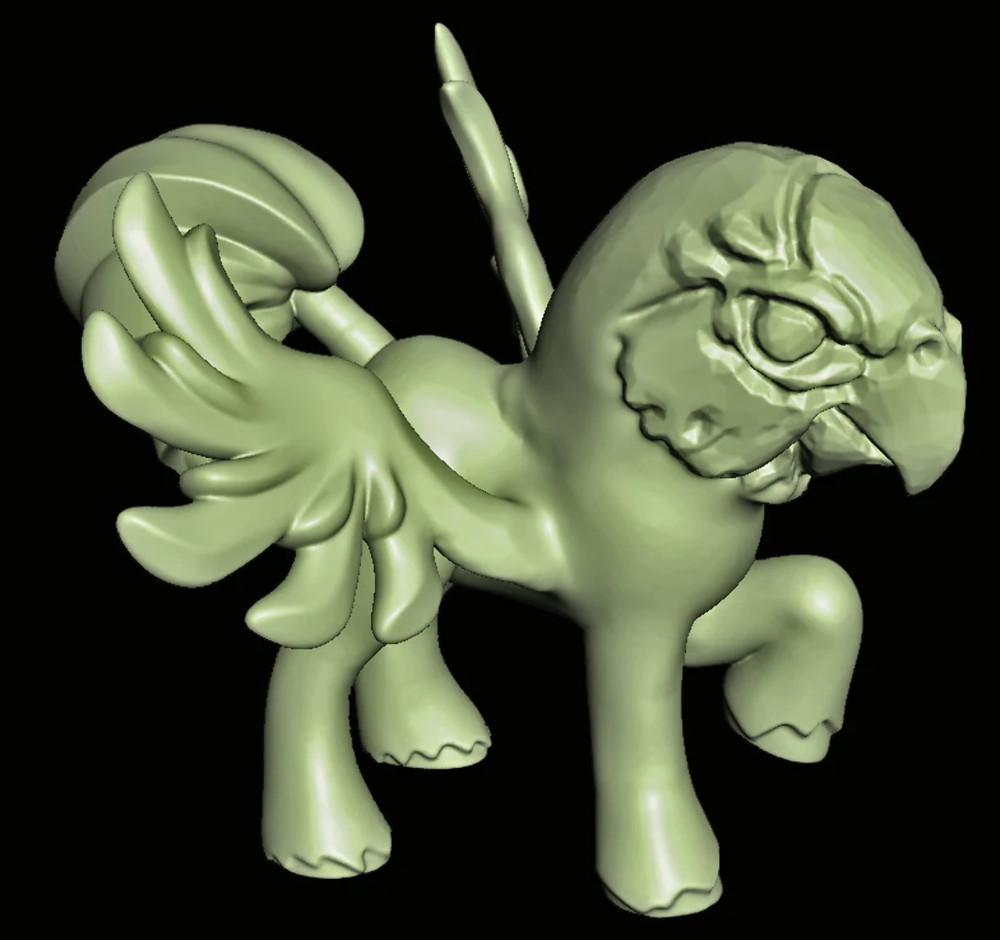 Chibi Hippoparrot Pony