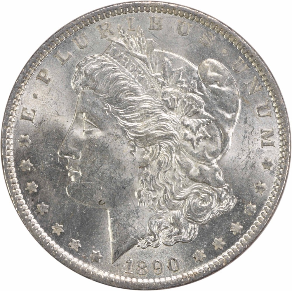 1890 Morgan Silver Dollar BU Uncertified #444