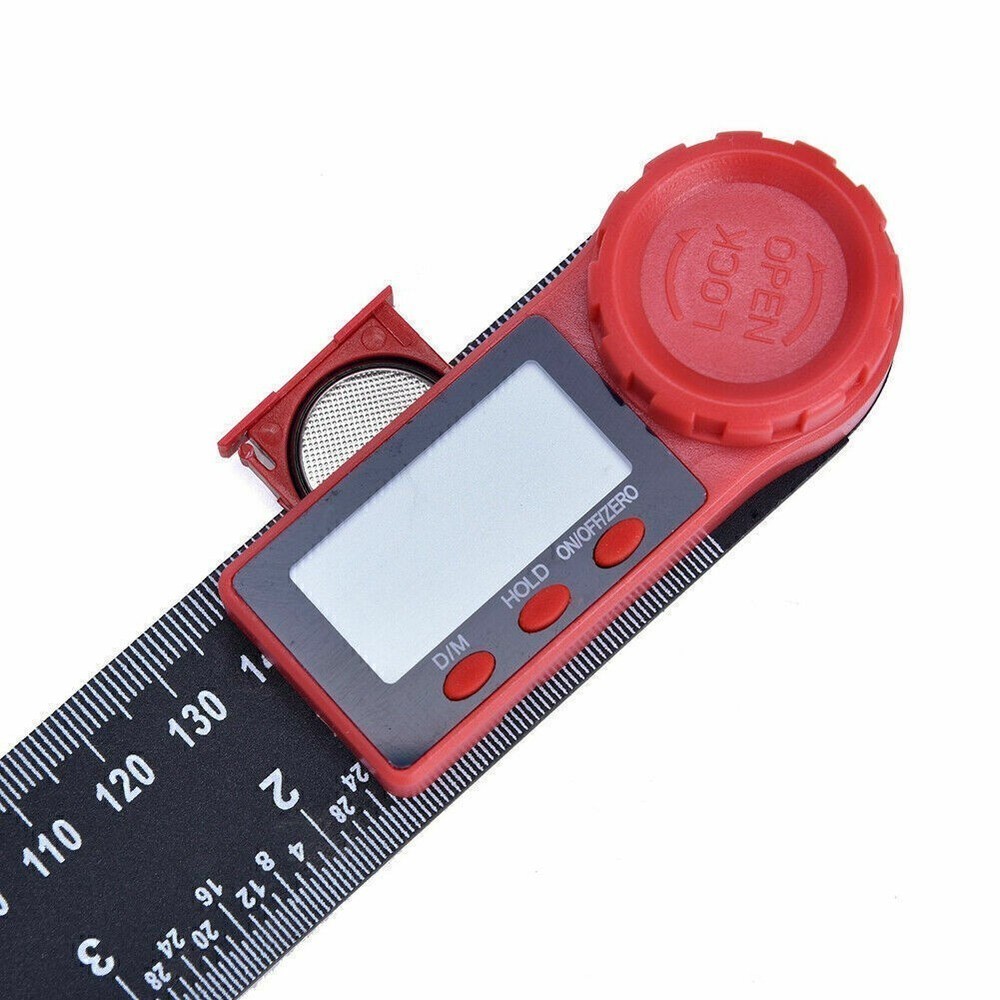 Electronic LCD Digital Display Protractor Angle Ruler 0-360° Gauge Measure Meter