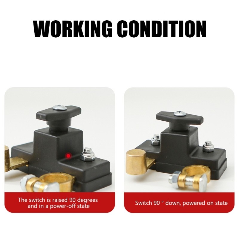 High Conductivity Vehicle Battery Shut Off Switch Easy Installation Cell Switch